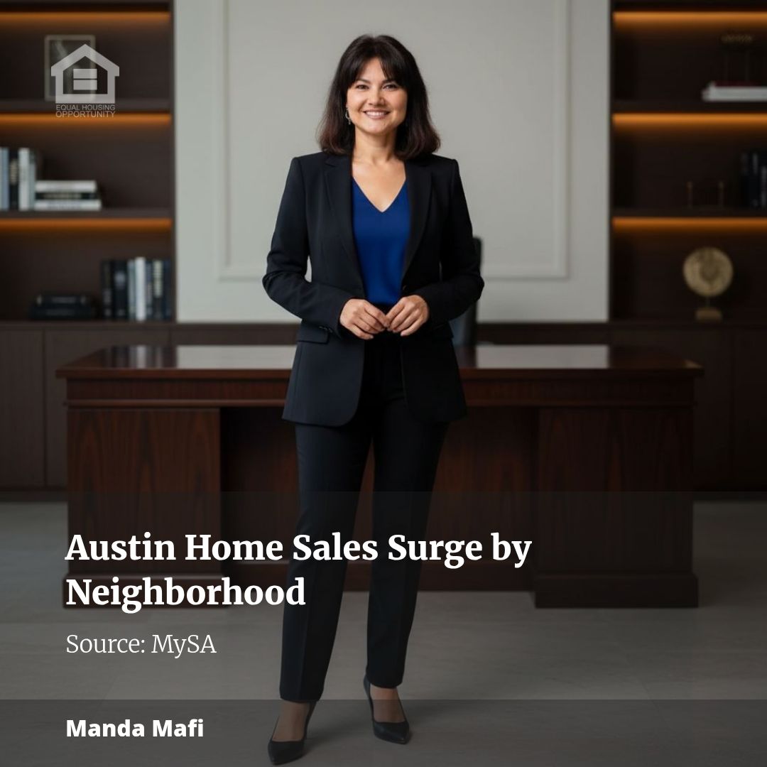 Map: Home sales are surging in these Austin-area neighborhoods