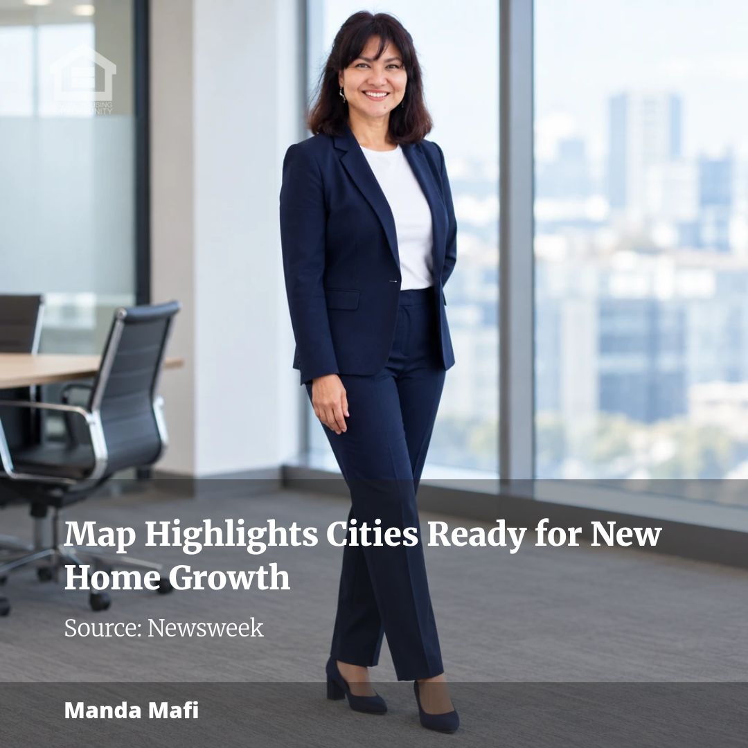 Map Highlights Cities Ready for New Home Growth