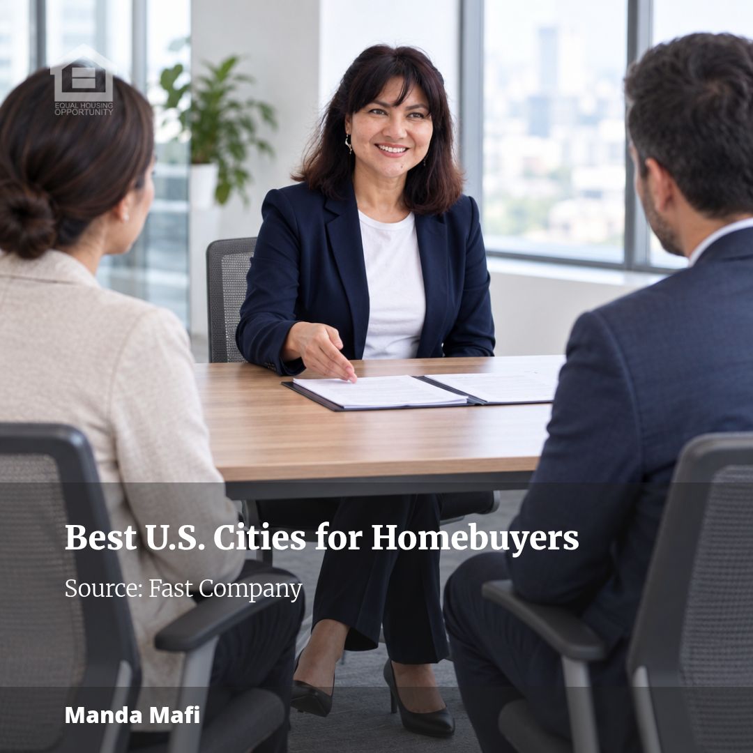 These are the best U.S. cities for homebuyers right now